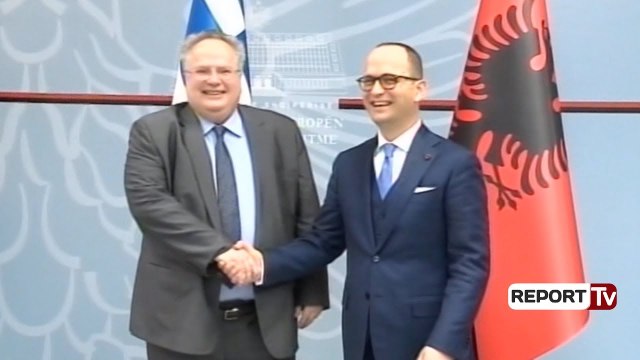 Report TV -Takimi me Kotzias, Bushati: Po punojmë për takimin Rama-Tsipras