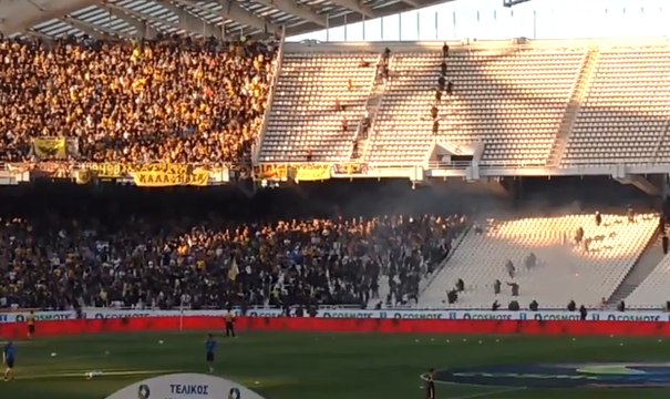 Επεισόδια στον τελικό Κυπέλλου Ελλάδας