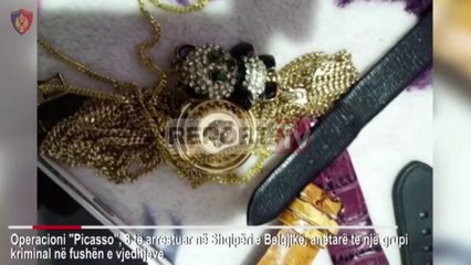 Momentet e arrestimit të grabitësve të Belgjikës, sendet e vjedhura