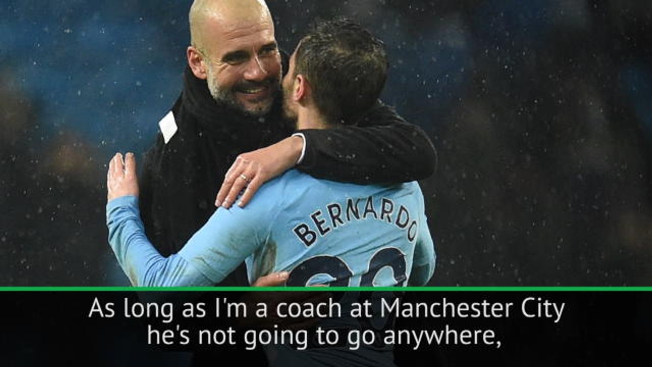 'Amazing' Bernardo Silva isn't going anywhere - Guardiola