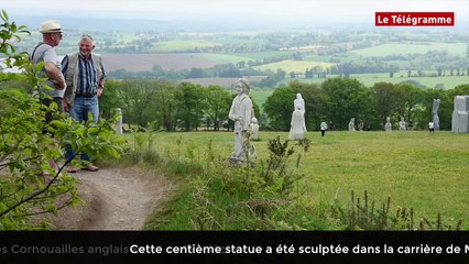 Vallée des Saints. Le centième arrive à Paimpol par la mer