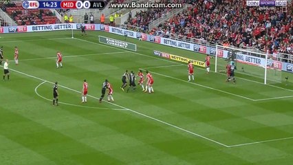 Mile Jedinak Goal | Middlesbrough 0-1 Aston Villa - Championship Playoffs