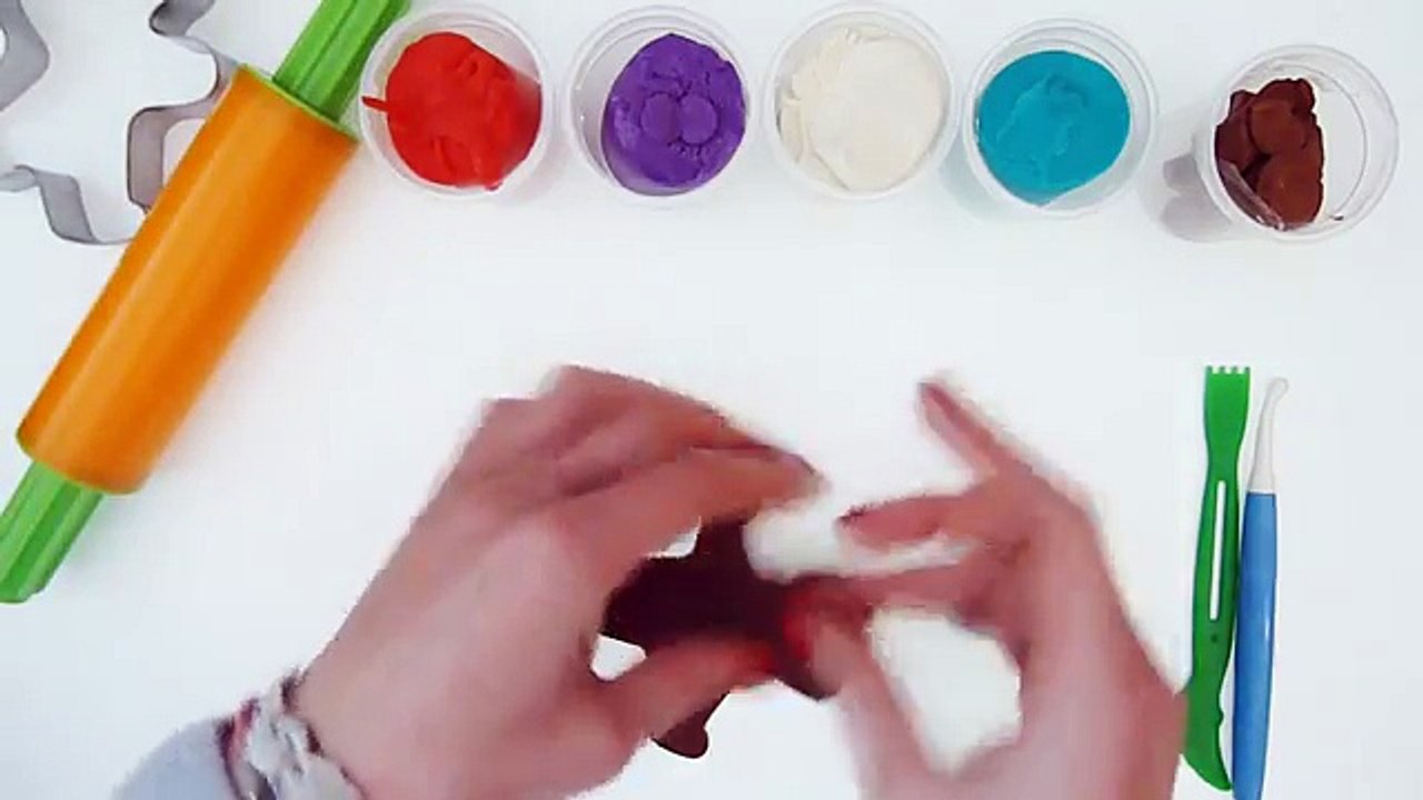 Play Doh Gingerbread Man (Shrek) - How to make with Playdough