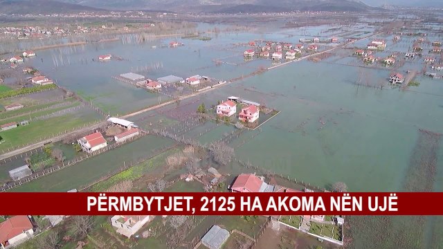PËRMBYTJET, 2125 HA AKOMA NËN UJË