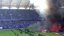 HAMBURG FANS RASTEN KOMPLETT AUS___ Hamburger SV - Borussia Mönchengladbach 12.