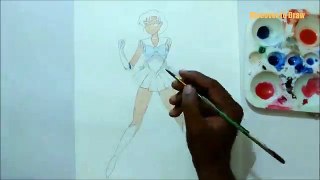 how to draw sailor mercury from sailor moon crystal