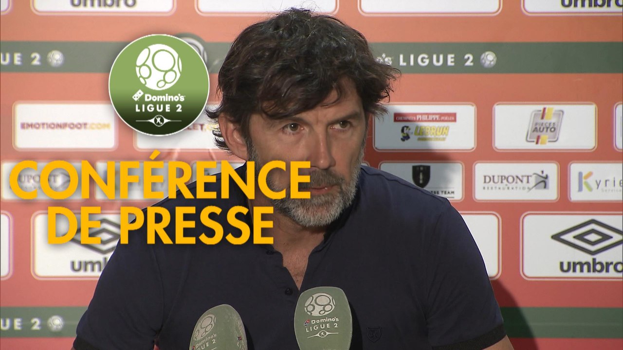 Conférence de presse RC Lens - AJ Auxerre (2-1) : Eric SIKORA (RCL) - Pablo  CORREA (AJA) - 2017/2018