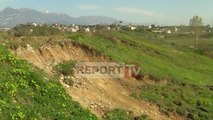 Report TV - Krujë, rrezikon shembjen diga në Tapizë, banorët: Të merren masa