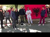 Ora News - Mbështetësit ia marrin valles së Kukësit para Drejtorisë së Policisë së Tiranës