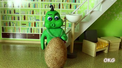 Color Superhero Babies in FUN SAND TIME - Green Baby Play Doh Cartoons For Kids
