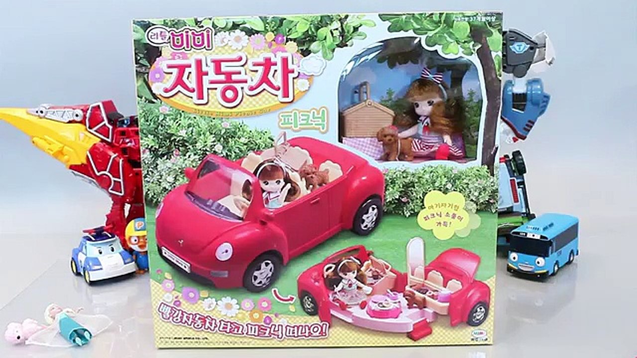리틀미미 자동차 겨울왕국 인형 타요 폴리 뽀로로 장난감 Frozen Elsa Princess Doll cars Toy