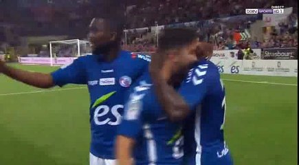 Stephane Bahoken Goal - Strasbourg 1 - 0	 Lyon 12-05-2018
