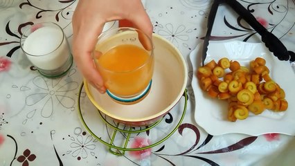 قشور البرتقال المعسلة بطريقة جميلة لتزيين التحليات و الكيكات