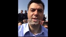 Report TV - Basha video-selfie nga Vora, protestuesit: Rama ik