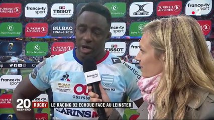 Coupe d'Europe de rugby : le Racing 92 terrassé en fin de match par le Leinster