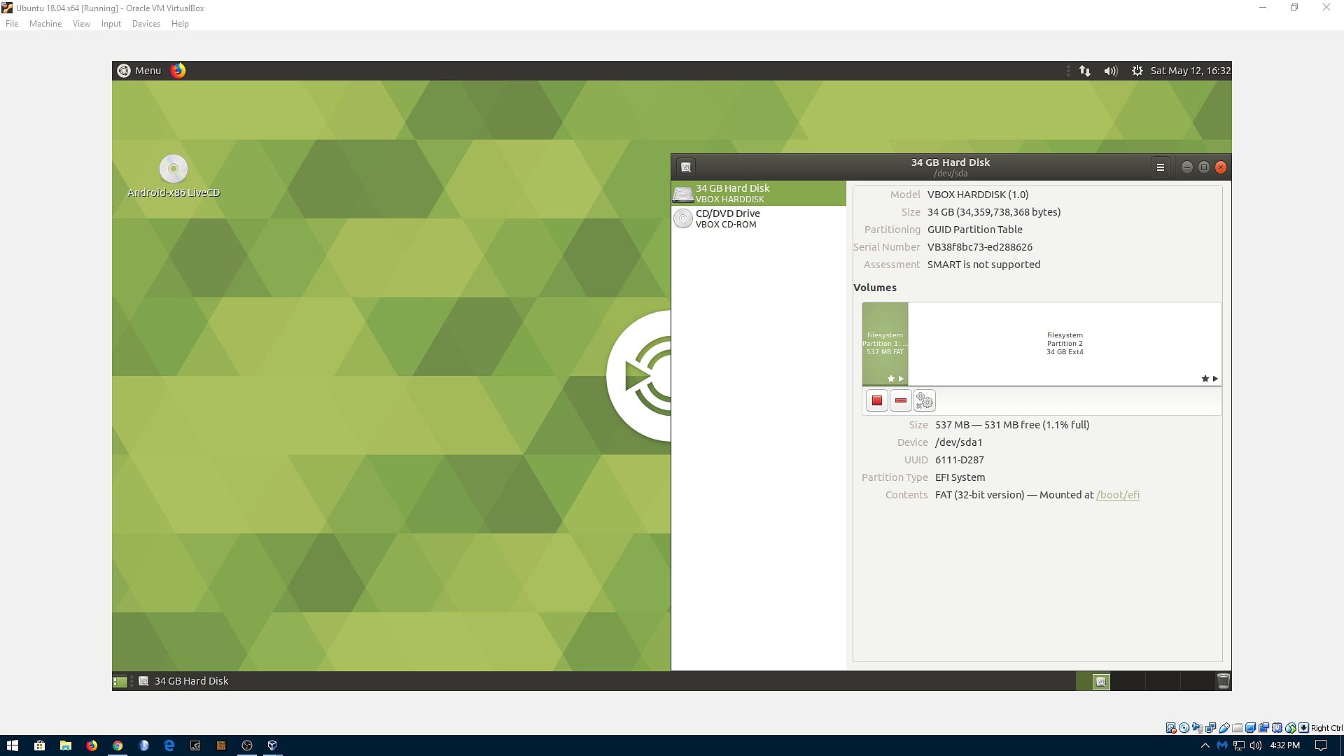 Safely Install Android X86 7 1 2 Rc2 Uefi Dual Boot With Ubuntu 18 04 Video Dailymotion