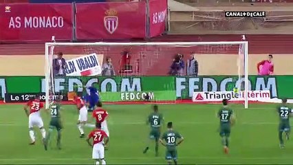 Vidéo résumé Monaco 1 - 0 Saint-Etienne but Fabinho (Penalty)