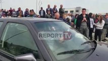 Report TV - Dy orë flakë, përplasje dhe bllokim, opozita mbyll protestën për mosbindje civile