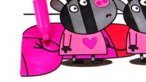 Peppa Pig Drawing and Learn Colors Videos - Kids Fun Art Colours For Children with Colored Markers