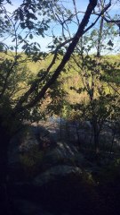 BRIAN GHILLIOTTI: EXPLORING OFF OF I-395 SOUTH: EXPLORING NEARBY BOULDERS & VIEW OVER HIGHWAY