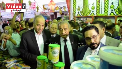 وزير التموين ومحافظ القليوبية يفتتحان معرض أهلا رمضان