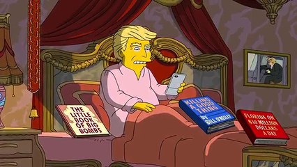 Donald Trumps First 100 Days In Office | Season 28 | THE SIMPSONS