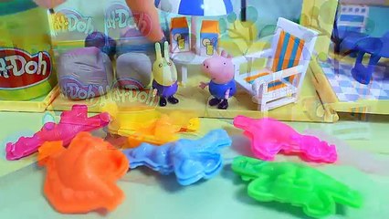 Свинка Пеппа Динозавры Джорджа. Игрушки для детей. Peppa Pig