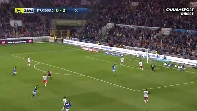 BUTS Strasbourg 3-2 Lyon résumé RCS - OL / LIGUE 1