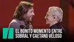 El bonito momento entre Salvador Sobral y Caetano Veloso en Eurovisión 2018