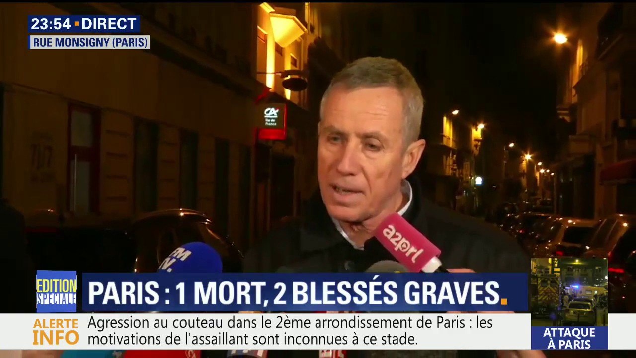 Attaque à Paris: "L'individu a crié Allahou akbar. La section antiterroriste a été saisie", indique le procureur Molins
