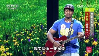 [2016汉语桥]才艺会 歌曲《飞得更高》 表演：马约翰 | CCTV-4