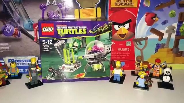 Lego TMNT Лего Черепашки Ниндзя Unboxing Lego Surprise Toys