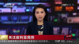 [中国新闻]关注叙利亚局势 土政府否认与叙北部库武达成停火 | CCTV-4