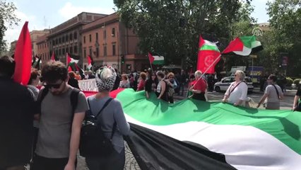 İtalya'da Nekbe Protesto Edildi - Roma