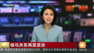 [中国新闻]俄乌关系再度紧张 俄罗斯陈兵俄乌边境 陆海空全面出动 | CCTV-4
