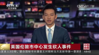 [中国新闻]英国伦敦市中心发生砍人事件 | CCTV-4