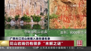 [中国新闻]广西左江花山岩画入选世遗名录 | CCTV-4