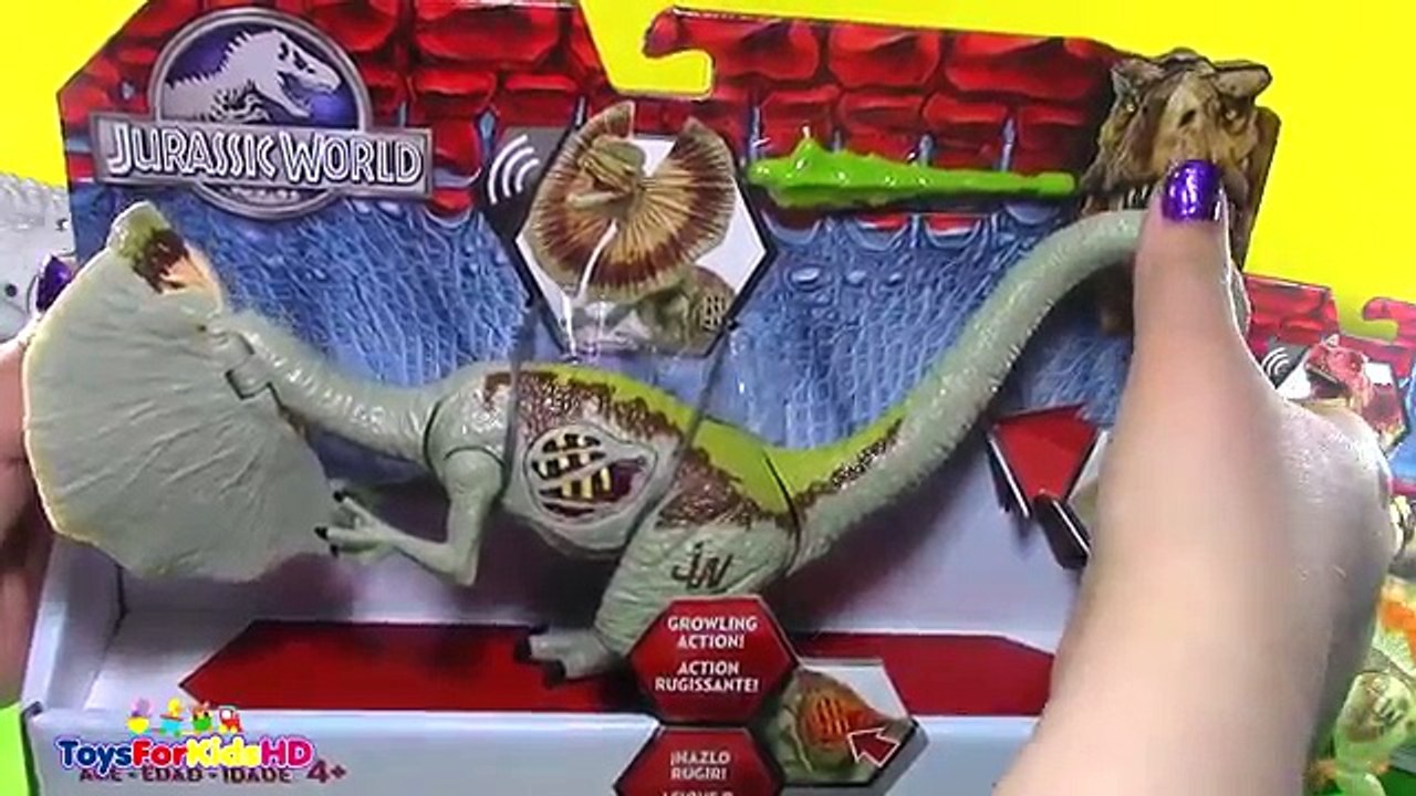 Los Dinosaurios para niños de Jurassic World - Juguetes de Jurassic World Dilophosaurus