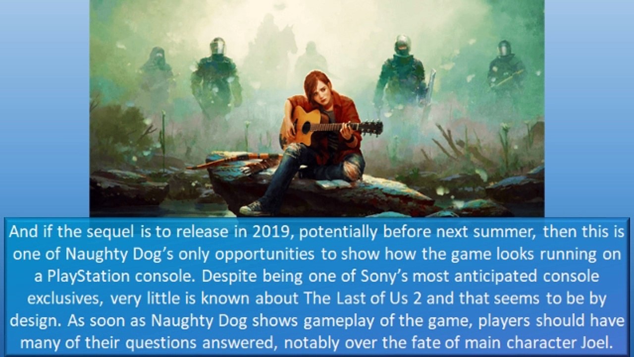NEW LAST OF US 2 GAMEPLAY PROMISED FOR SONY’S E3 2018