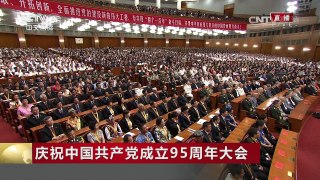 庆祝中国共产党成立95周年大会 刘云山宣读表彰决定