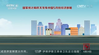 [中国新闻]国家统计局：5月份国民经济情况总体平稳 | CCTV-4