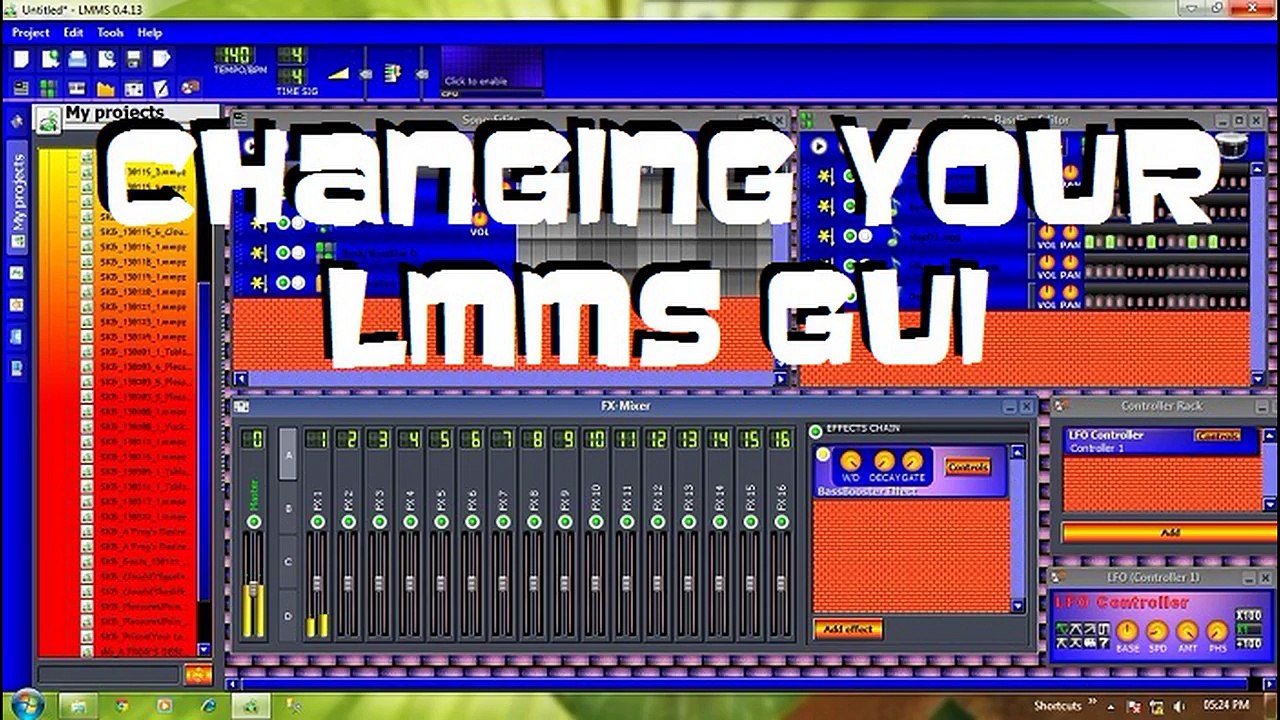 CHANGE YOUR LMMS GUI