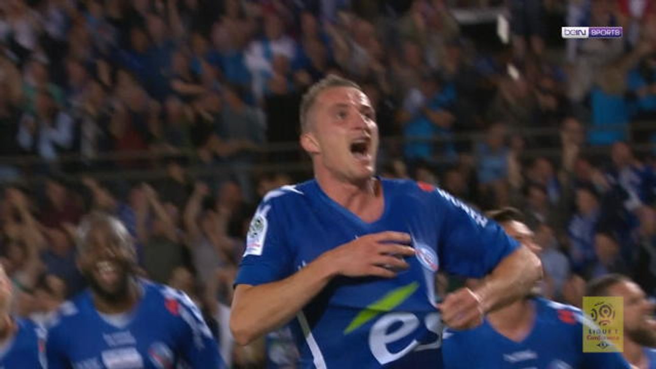 Strasbourg seal survival with sensatonal stoppage time goal