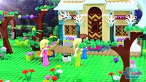 ♥ LEGO Disney Princess LAZY BELLE Watching TV (Enchanted Guardians, Pie Baking, Christmas Nightmare)