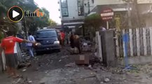 Tiga serangan bom bunuh diri di Surabaya