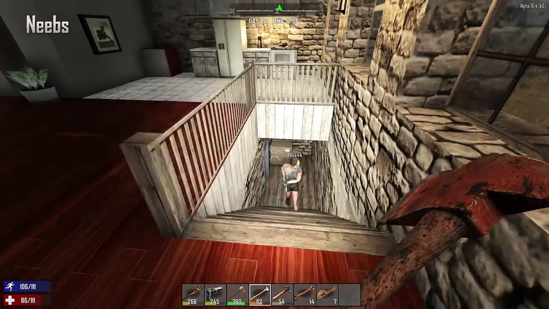 7 days to die using flashlight xbox one
