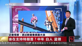 [中国新闻]记者观察：透过数据看美国大选 | CCTV-4