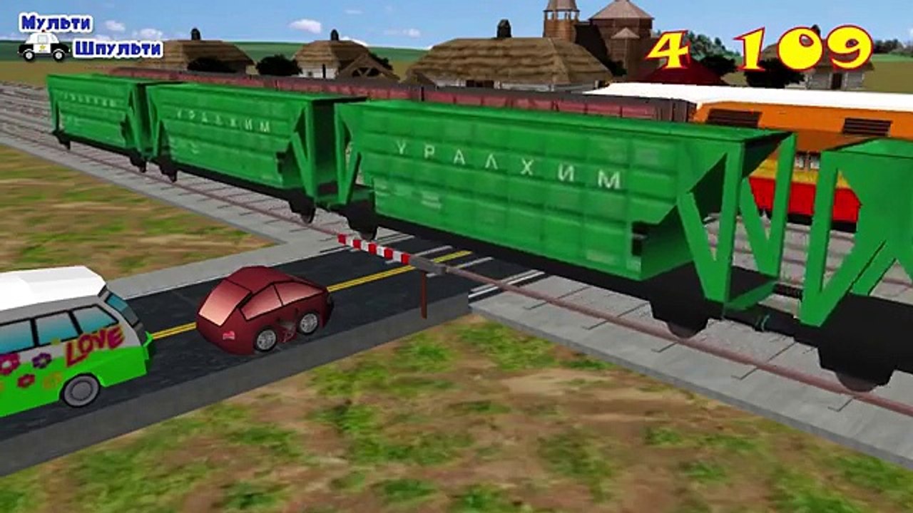 Мультфильм про поезда для детей. Мультики про машинки и паровозики. Развивающий мультик для детей