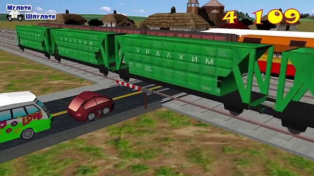 Мультфильм про поезда для детей. Мультики про машинки и паровозики. Развивающий мультик для детей