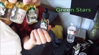 Green Stars E-Liquid Review 80/20 VG PG - Excellent Juice but strange funny review